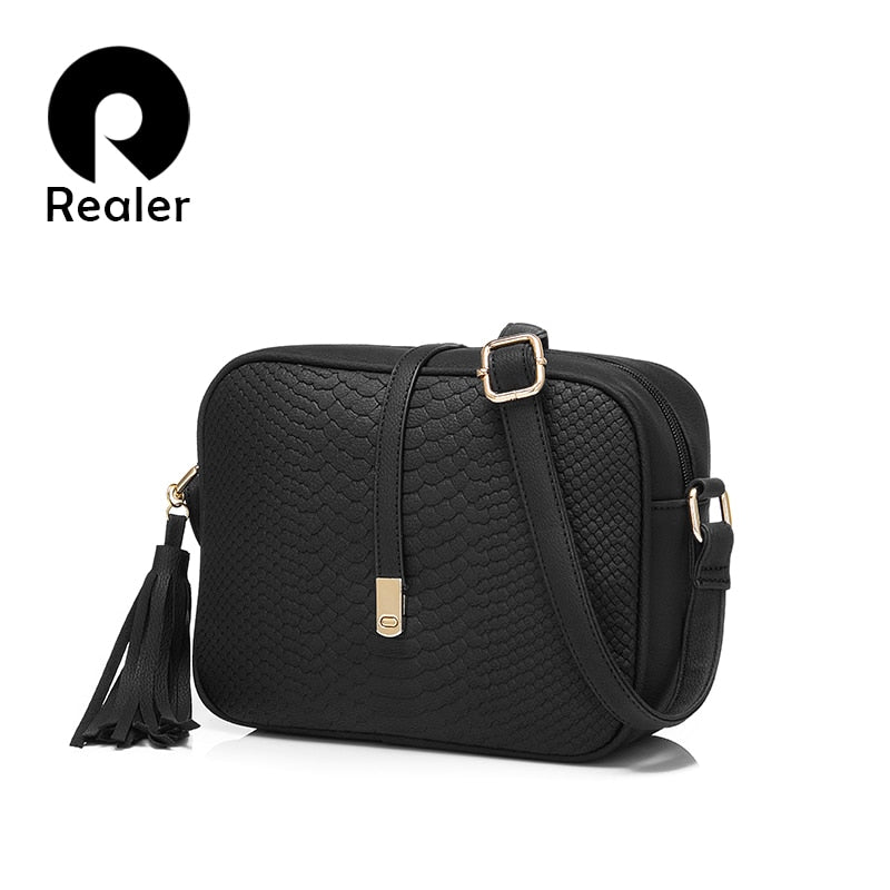 REALER brand small shoulder bag for women
